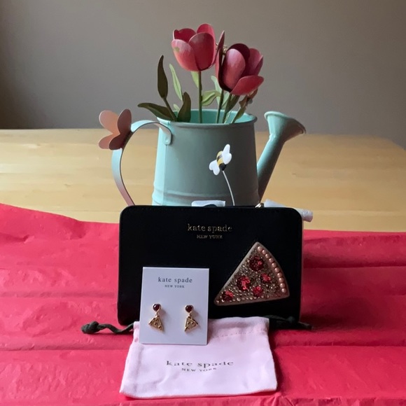 🍕 KATE SPADE PIZZA WALLET BUNDLE 🍕 NWT 🍕 - Picture 4 of 16